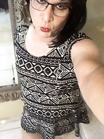 Alluring transgender beauty EmmaNataly in seductive poses