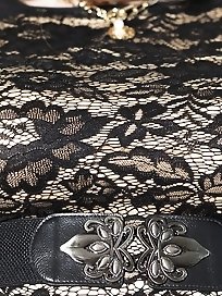 Shemale Luggage 46 in a sexy bra